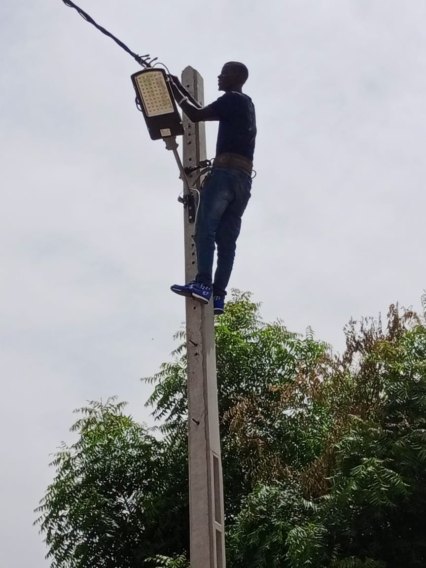 Lampadaire solaire