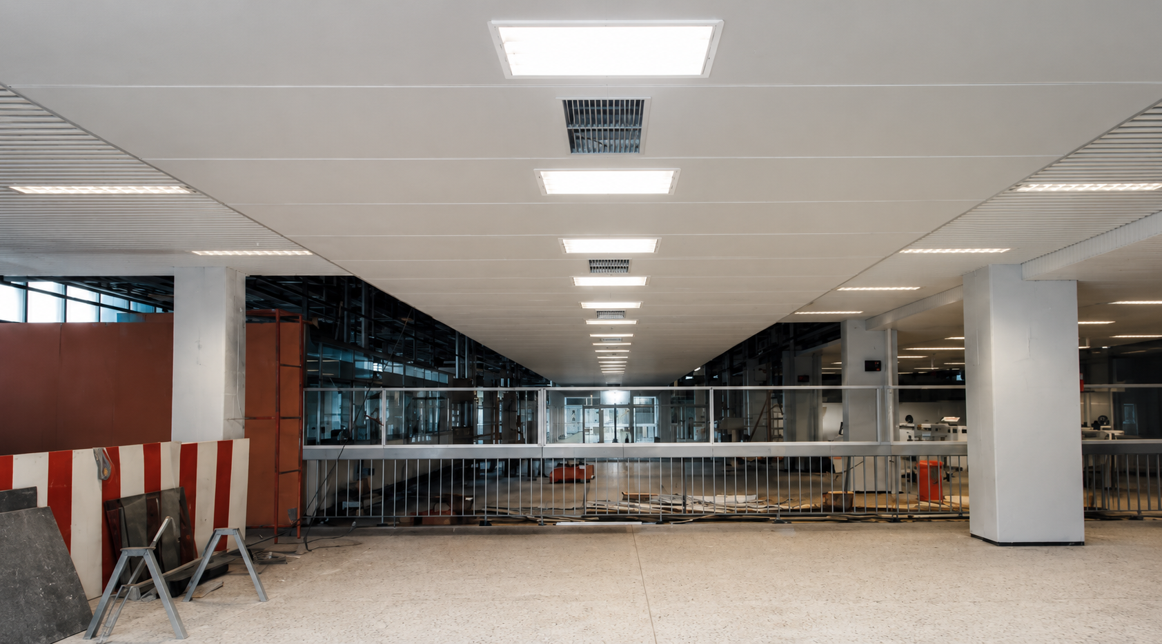 Diffuseur d'air climatisé installé en plafond