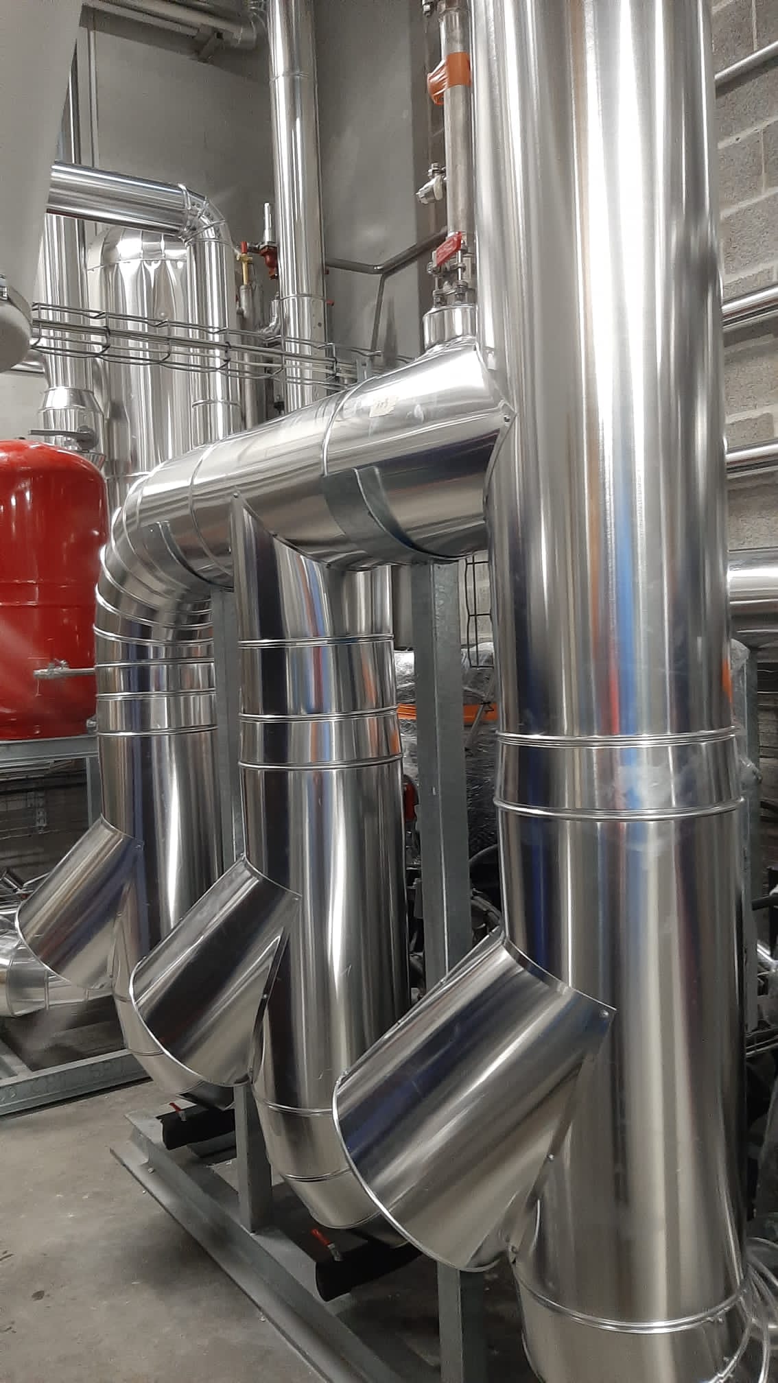 Jaquettes de calorifugeage en inox