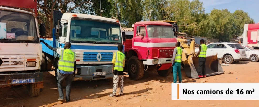 Camion benne 12m³ & 20m³